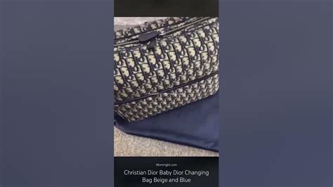 baby dior changing bag